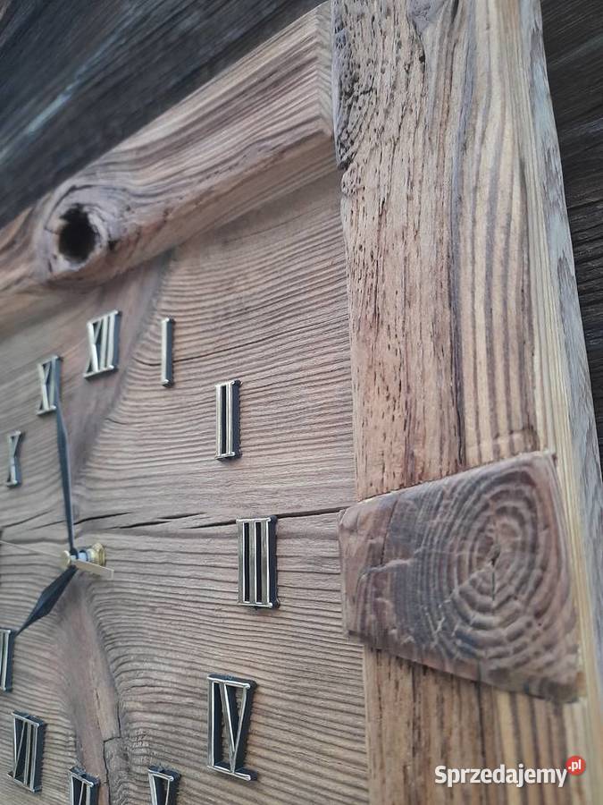 Uroczy zegar stare drewno Kamieńczyk sprzedam