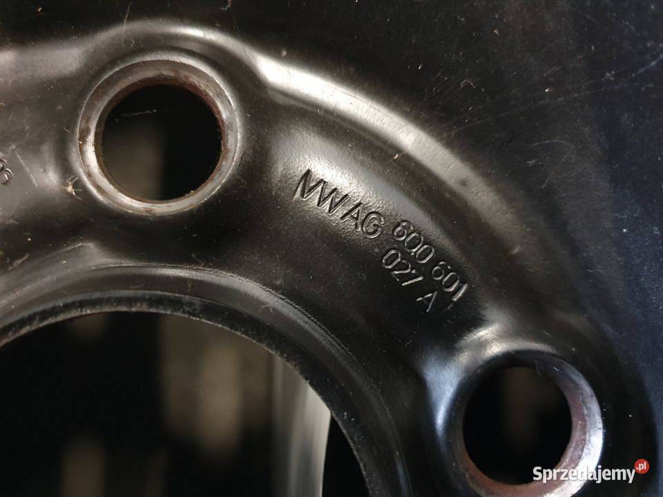 KOŁO DOJAZDOWE VOLKSWAGEN PASSAT B5 6Q0601027A osobowe kujawsko-pomorskie Lipno sprzedam