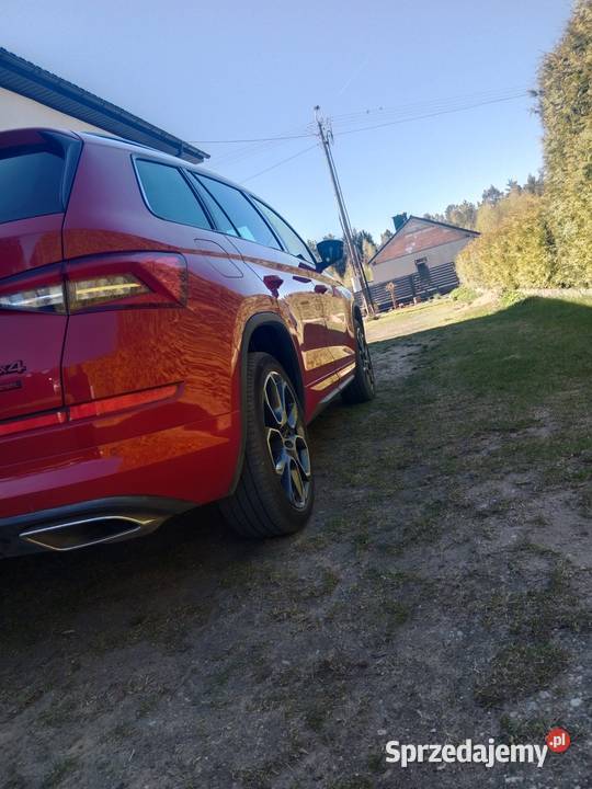 Sprzedam Skodę Kodiak RS Biturbo 240 2020 elektrochrom. lusterko wst. Grabowo Kościerskie