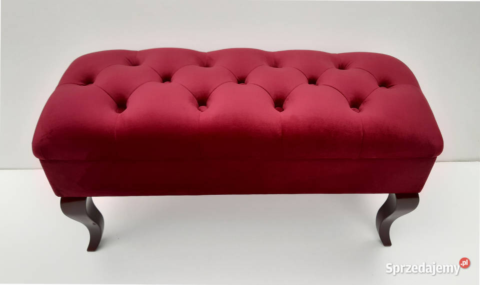 PUFA ŁAWKA CHESTERFIELD 46cm Poznań sprzedam