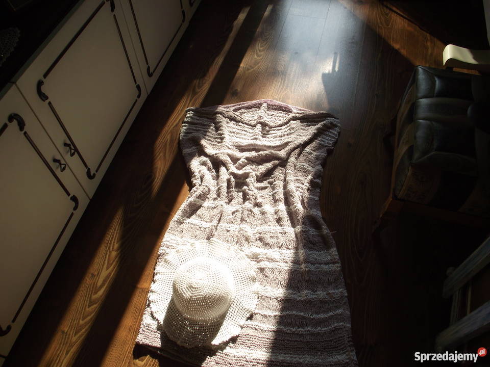 AUTORSKA DZIANINOWA SUKNIA KOLCZUGA r38 44 wielkopolskie Piła sprzedam