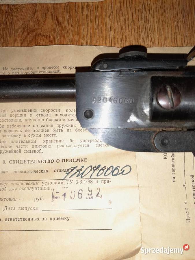 Wiatrówka Iż 38 Baikal kolekcjonerski Rudnik nad Sanem