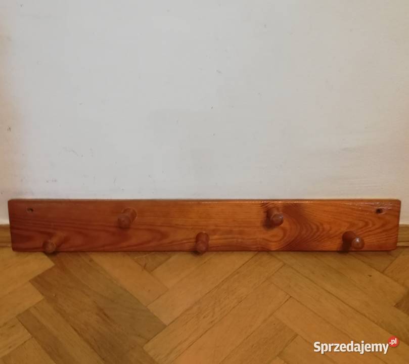 Wieszak na ubrania lite drewno sosnowe Warszawa sprzedam