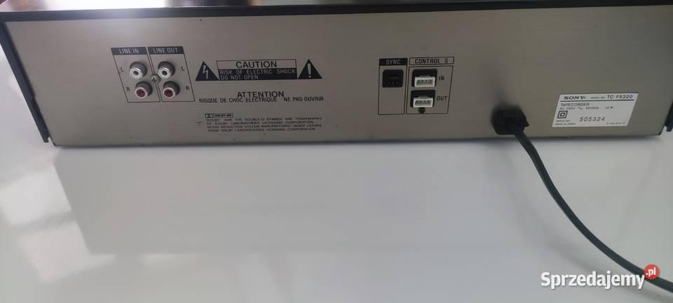 MAGNETOFON SONY TCFX 320 Kutno