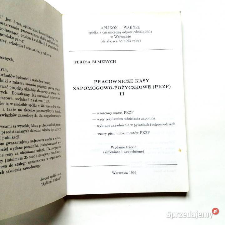 Teresa Elmerych Pracownicze kasy Łódź