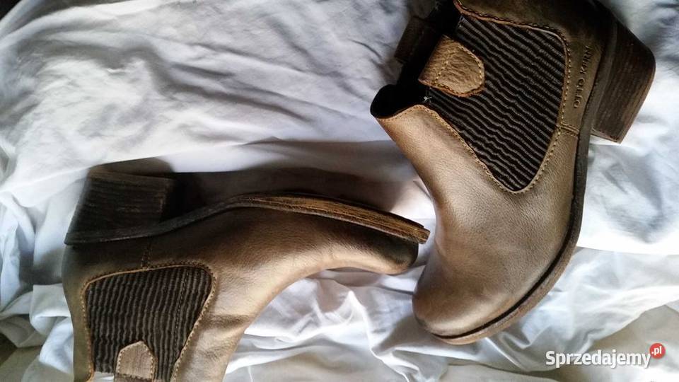 Kozaczki skorzane Otto Kern 38 Wrocław