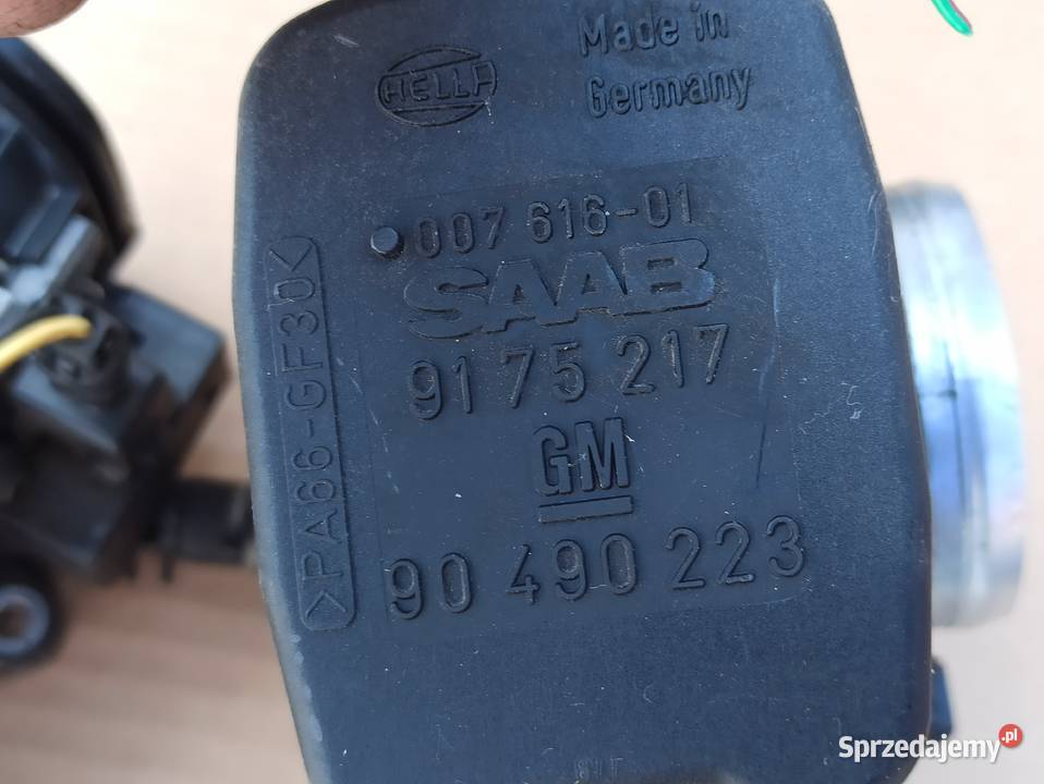 Saab 93 przepustnica 00761610 5950191 9175217 GM Bolesławiec