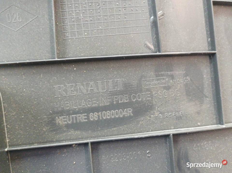 SCHOWEK PRAWY PASAŻERA DESKI Renault Scenic III