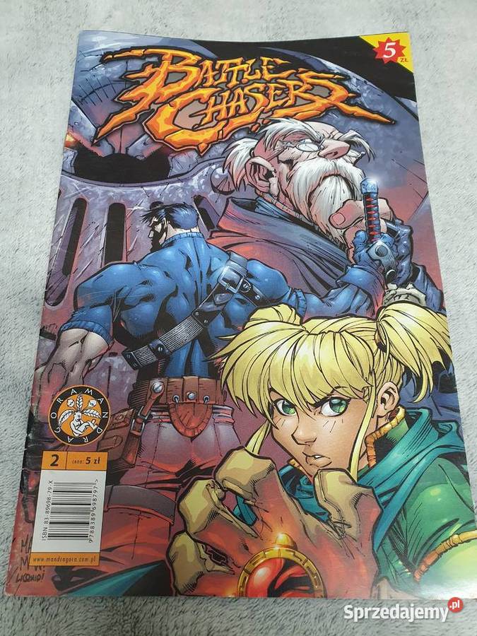 Battle Chasers zestaw 5 komiksów wydanie 1 pomorskie Gdynia