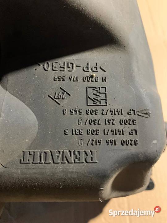 Obudowa filtra powietrza Renault scenic II 2 osobowe