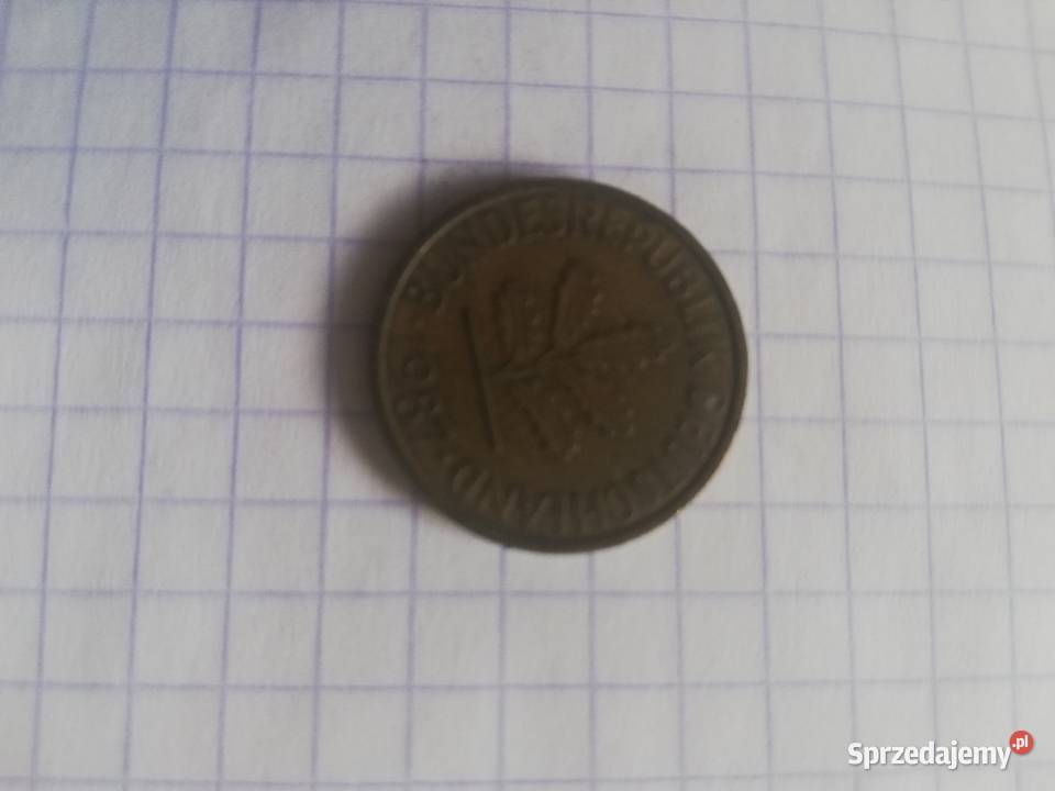 Moneta kolekcjonerskie niemiecka 10 fenig Łódź