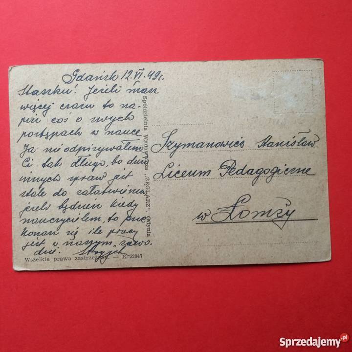 963 Widokówka z 1949 r Szczecin sprzedam