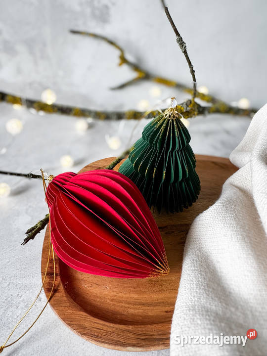 Unikalne retro zawieszki bombki handmade zestaw sprzedam