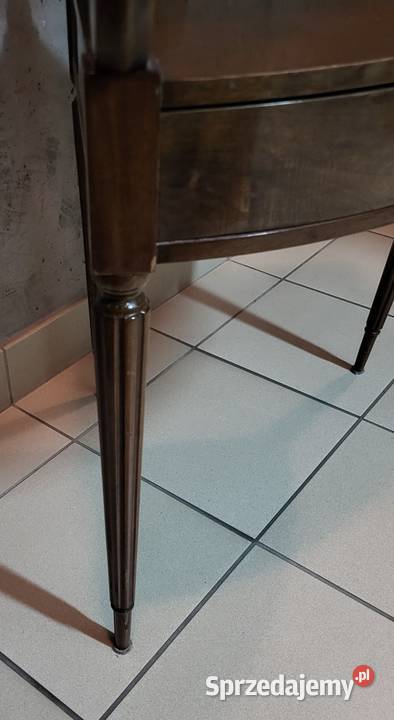 Szafka narożna z szufladą antyk Wwa