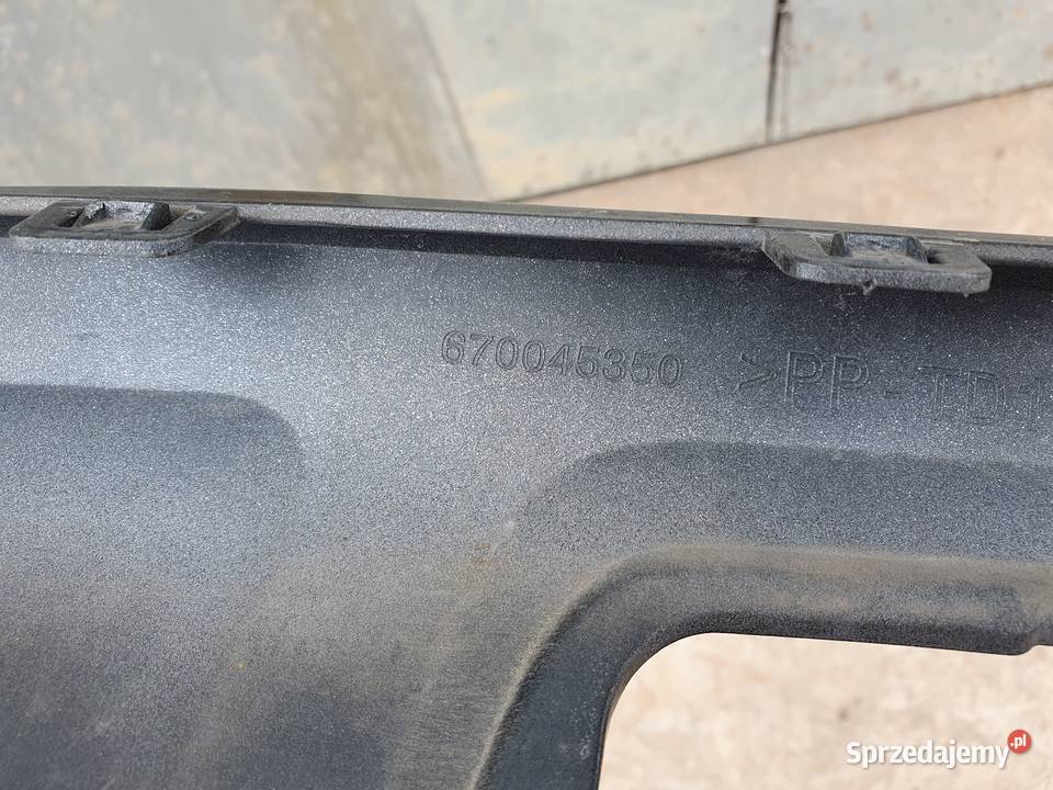 MASERATI LEVANTE DYFUZOR SPOILER ZDERZAKA TYŁ wielkopolskie Międzychód
