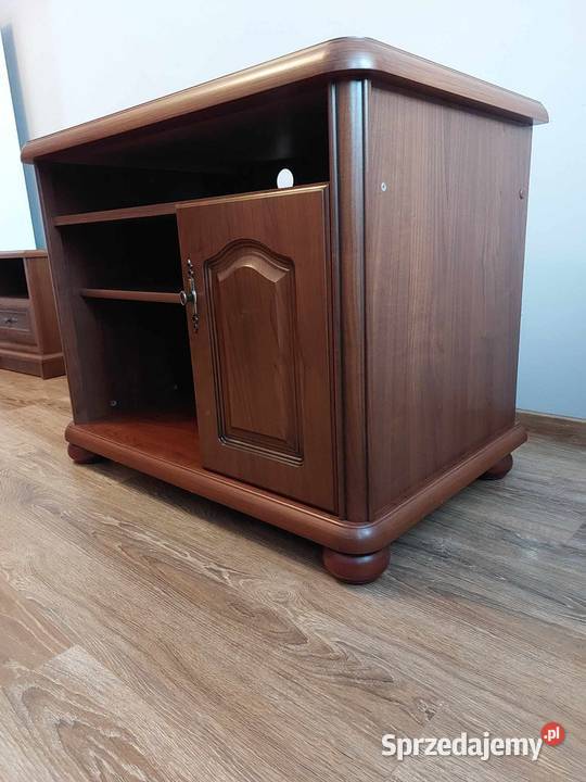 Szafka rtv Black Red White Natalia 75cm Zwoleń