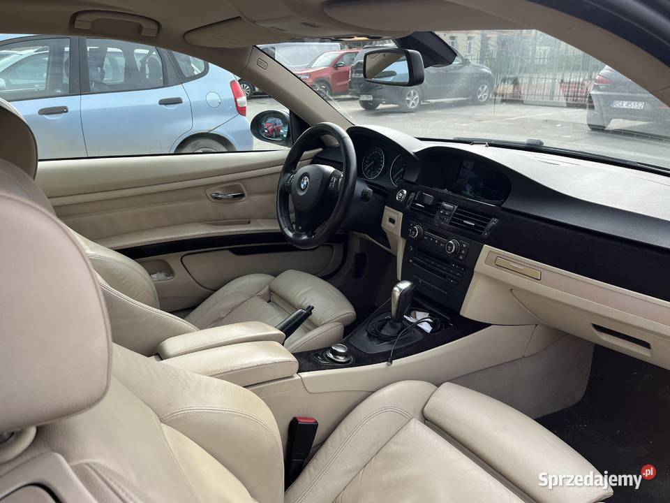 BMW E92 320d Coupe garażowany gotowy do jazdy skórzana tapicerka Seria 3 Sanok sprzedam