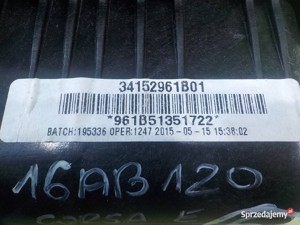 OPEL CORSA E 14 B 15r HB 5D AIRBAG poduszka osobowe Suków