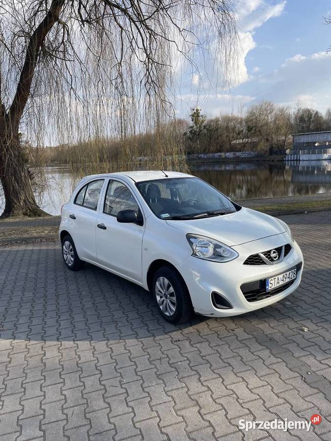 Nissan Micra K13 2015 12 Benzyna Biała Rok produkcji 2015 Kalety sprzedam