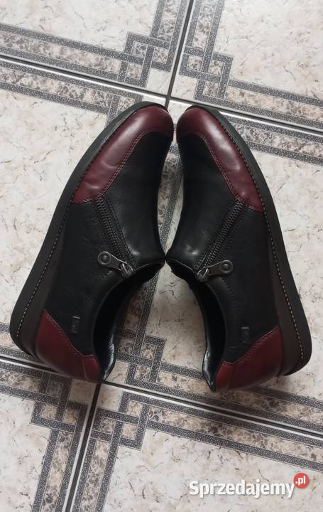 Rieker Bogota półbuty trzewiki buty skórzane Rieker