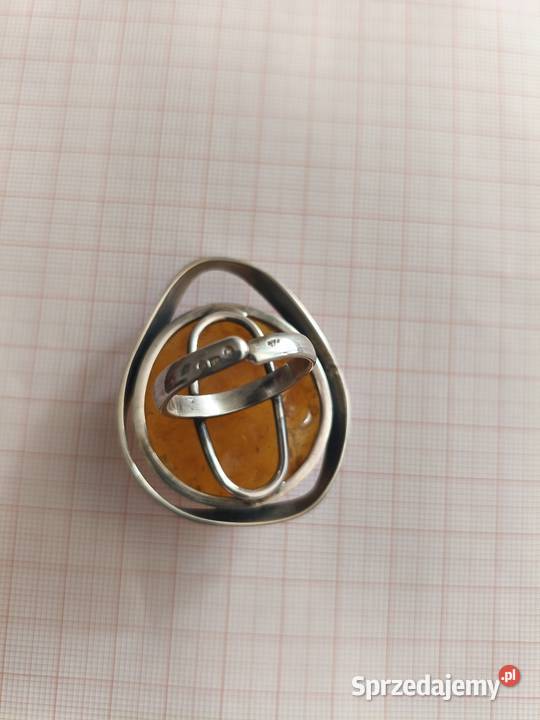 Pierścionek Bursztyn podlaskie Białystok