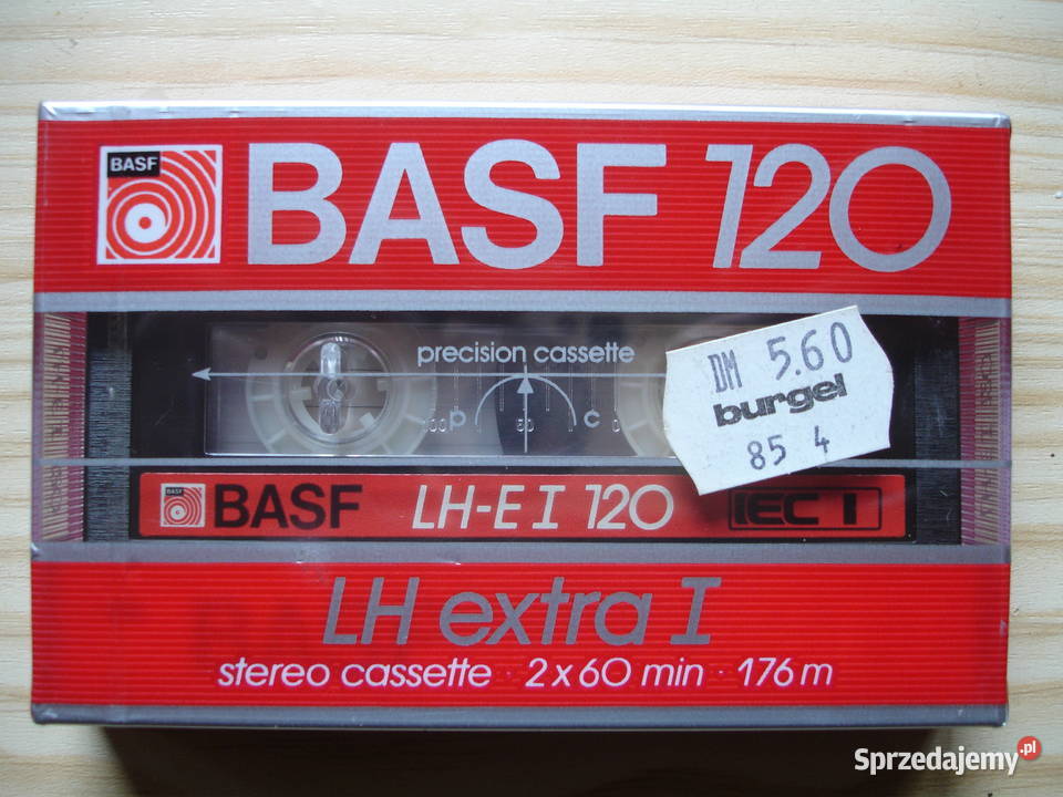 Kaseta magnetofonowa BASF 120LH nowa kaseta Płyty i kasety Zielona Góra