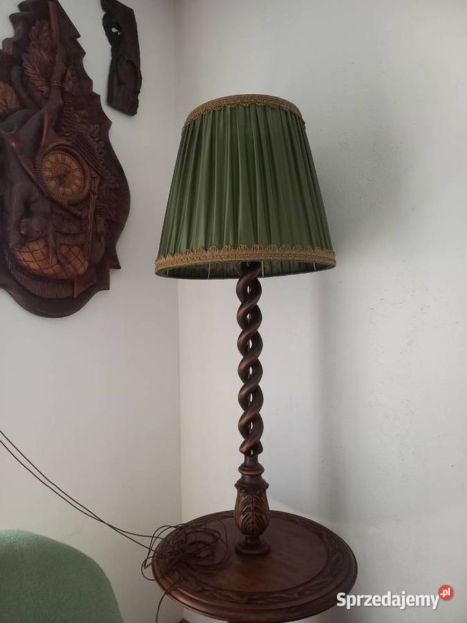 Lampa drewniana rzeźbiona kujawsko-pomorskie Lipno