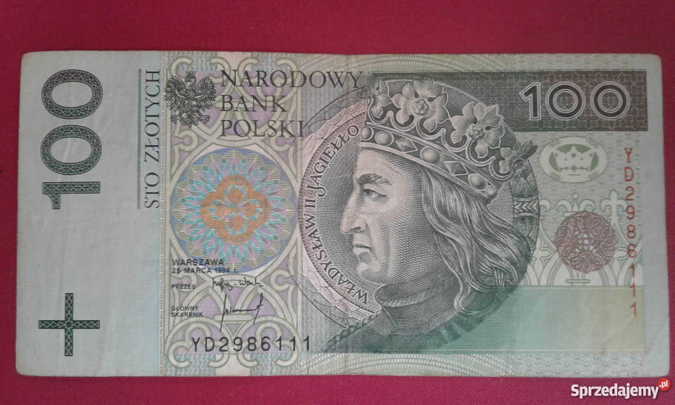 Banknot kolekcjonerski zastępczyseria Y1 Numizmatyka wielkopolskie Konin