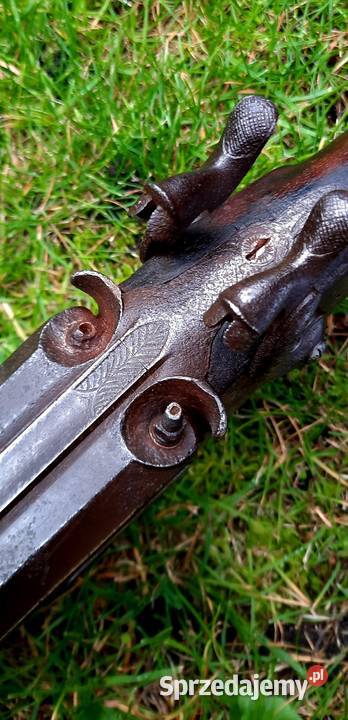 Stara dubeltówka czarnoprochowa