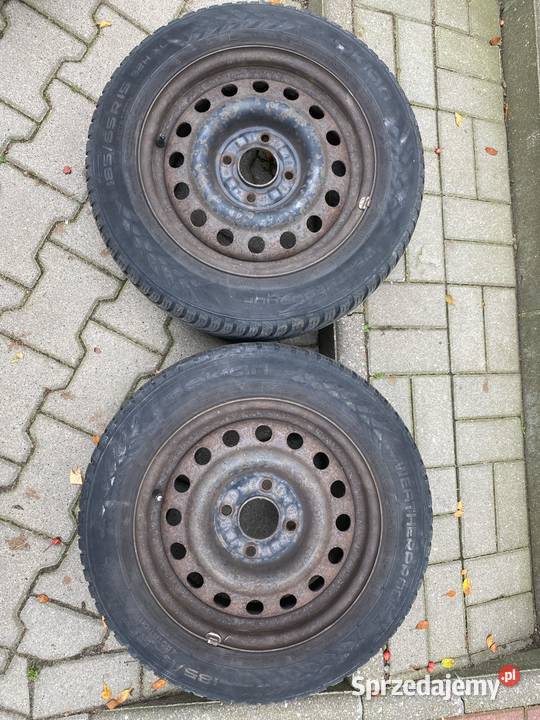 Felgi stalowe Volvo V40 z oponami 185 65 15 Średnica 15" Julianów sprzedam