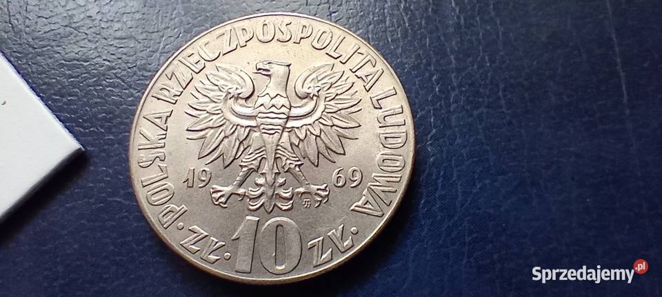 Stare monety 10 złotych 1969 Koernik PRL Polska podkarpackie Lesko