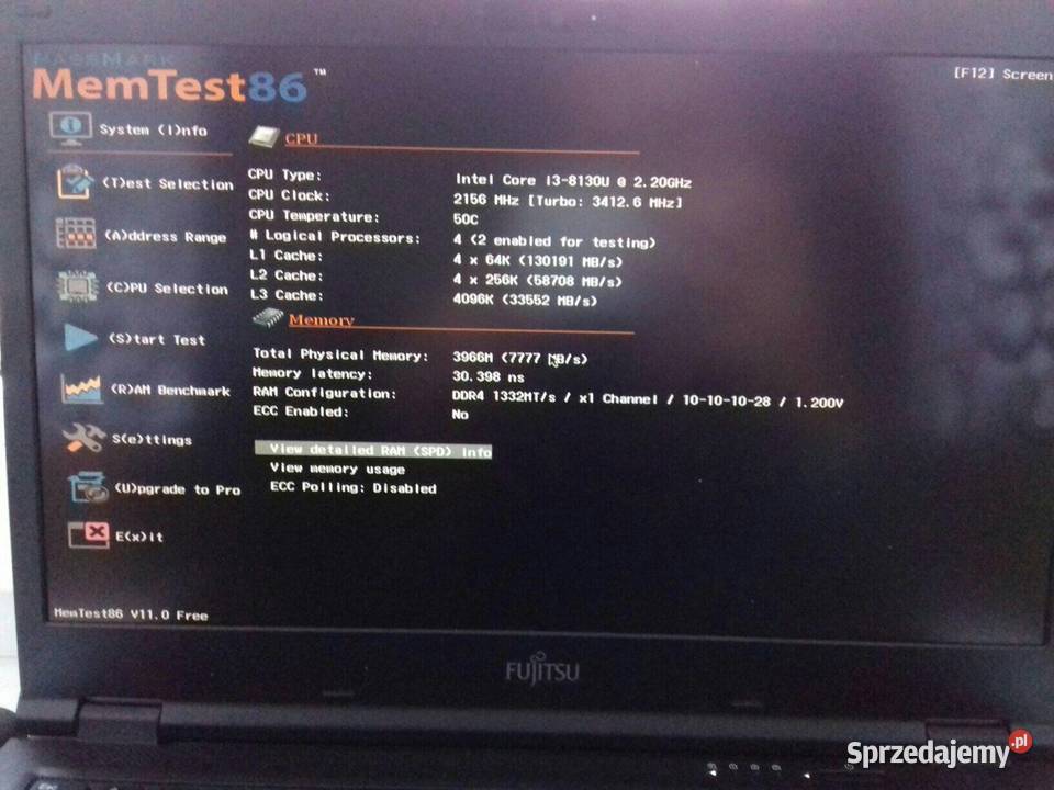 Samsung DDR4 4GB PC4 2666V RAM laptopowy CN Pojemność 4GB Pamięci Podzespoły bazowe Bydgoszcz