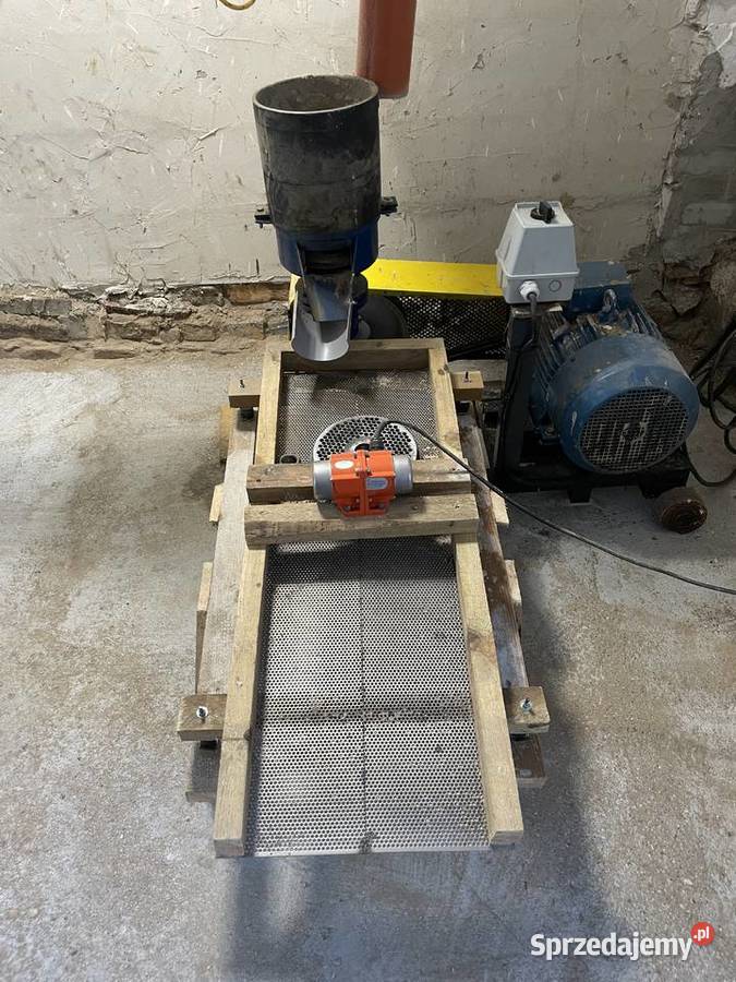 Kompletna peleciarka 11kW 2 matryce obrotowe Stara Kopernia