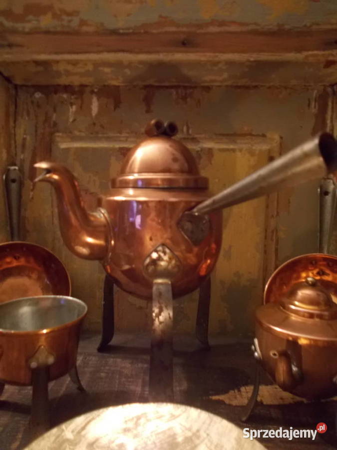 Stary Zestaw MiniaturMiedźRęczne Wykonanie6 Szczecin