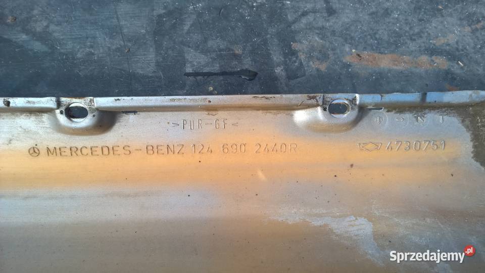 Listwy na progi zaślepki lewarka Mercedes W124 lubelskie Chełm