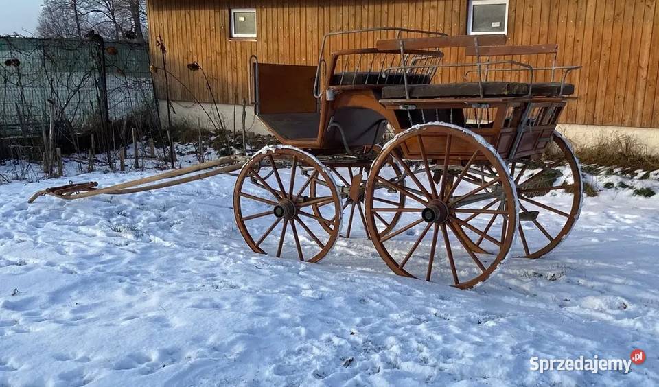 Stara dorożka wóz konny przełom XIXXX w mazowieckie Węgrów sprzedam