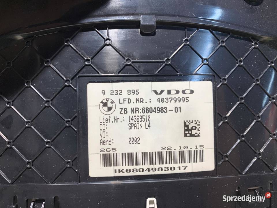 BMW F30 F32 F34 F36 LICZNIK ZEGARY 6WA DIESEL Motoryzacja dolnośląskie
