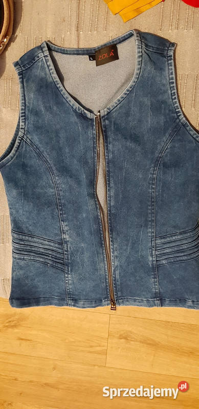 Dżinsowa kamizelka Rozmiar uniwersalny Marynarki i żakiety mazowieckie Warszawa