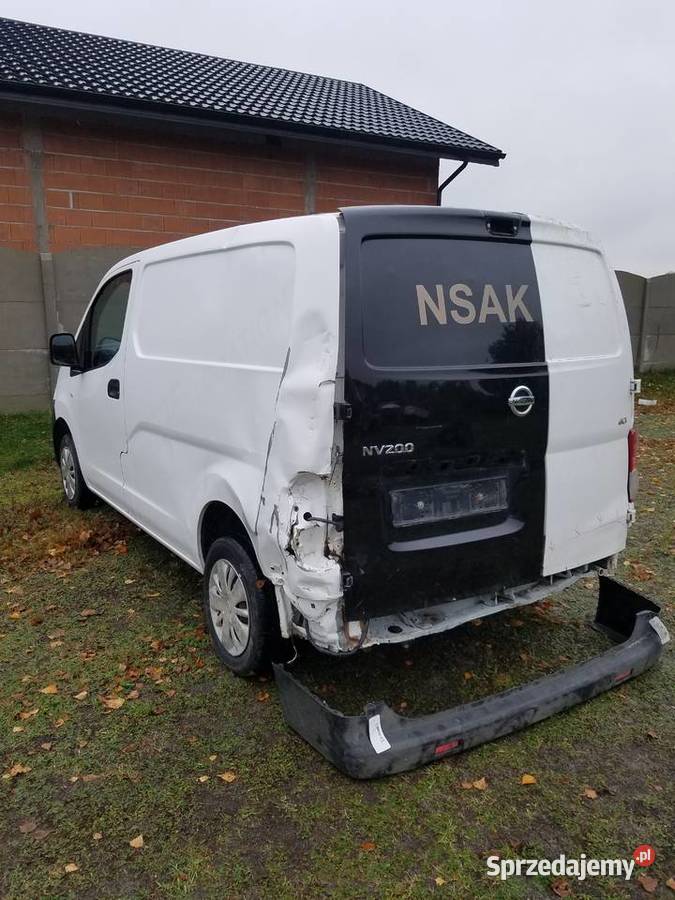 Nissan NV 200 15 dci 2018r uszkodzony NV200 łódzkie Zduńska Wola
