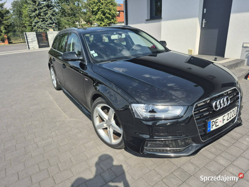 Audi A4 xenon led navi chromy ładny s line immobilizer