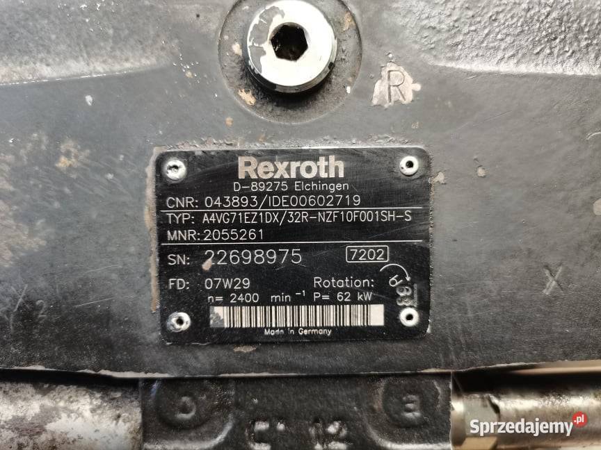 Pompa jazdy Merlo Rexroth A4VG71EZ1DX sprzedam