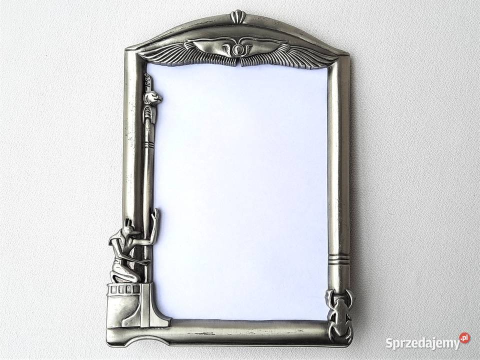 Stara cynowa ramka na zdjęcie Pozostałe łódzkie Łódź