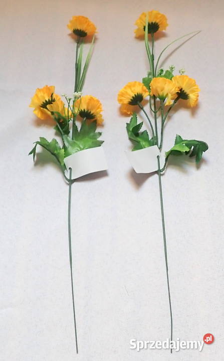 Goździk sztuczny gałązka 4 kwiaty 46 Kolory Siewierz