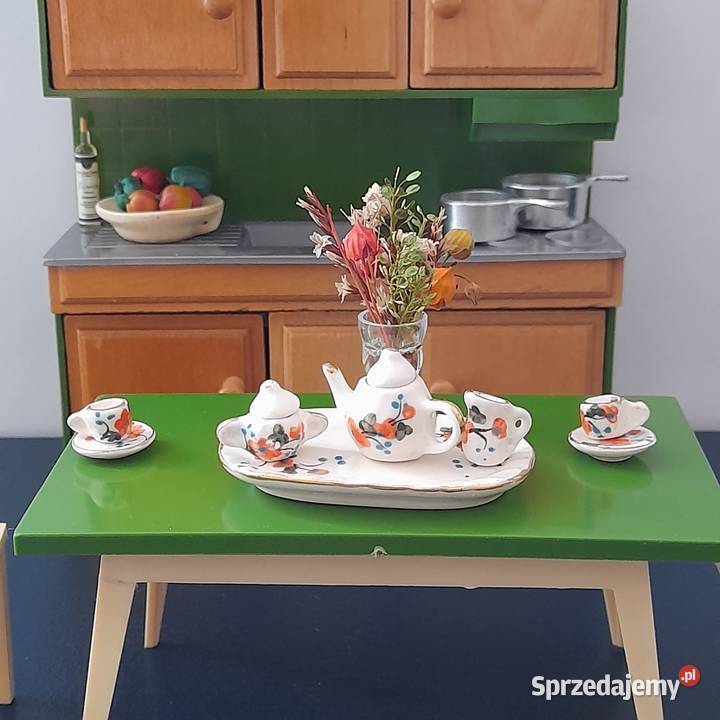 Mebelki kuchenne lalek domekdlalalek miniatury dolnośląskie Bogatynia