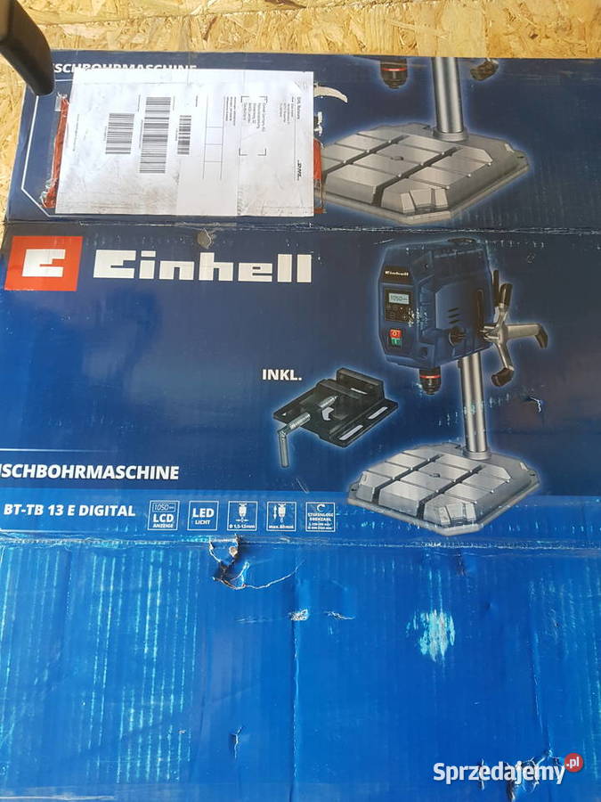 WIERTARKA STOŁOWA DWUBIEGOWA LED EINHELL BTTB13 Elektryczne Głogowa
