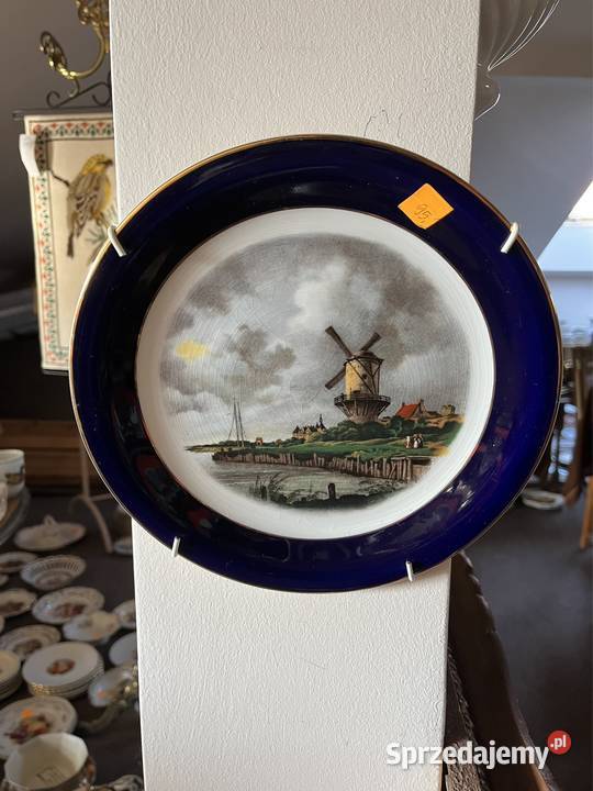 Patera z wiatrakiem WOOD SONS Burslem England Gdańsk