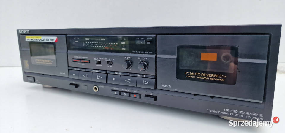 Magnetofon Sony TCWR570 Stereo Cassette Deck Międzychód
