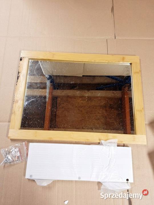 Lustro ścienne Relaxdays prostokąt 380 x 545 mm Sosnowiec sprzedam