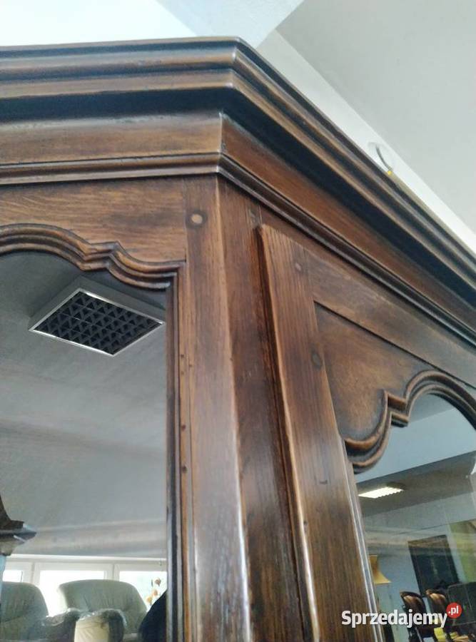 Witryna gablota biblioteka dębowa 100 lite podlaskie Białystok