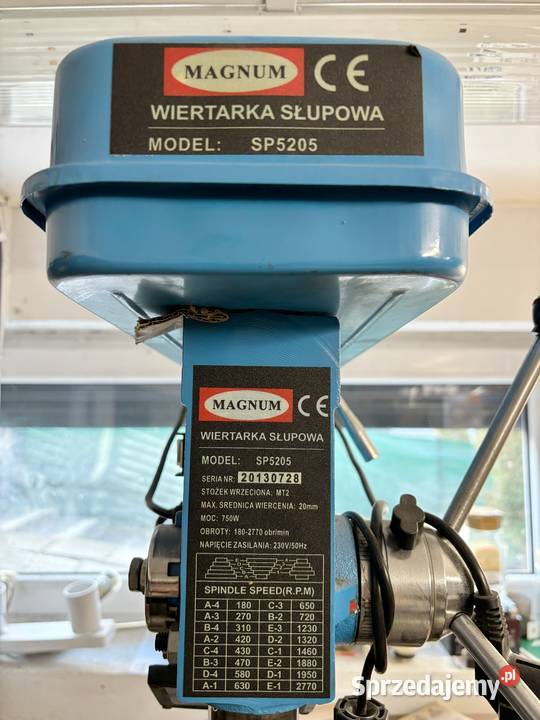 Wiertarka stołowa Sieciowa Magnum o mocy 750 W Wieliczka